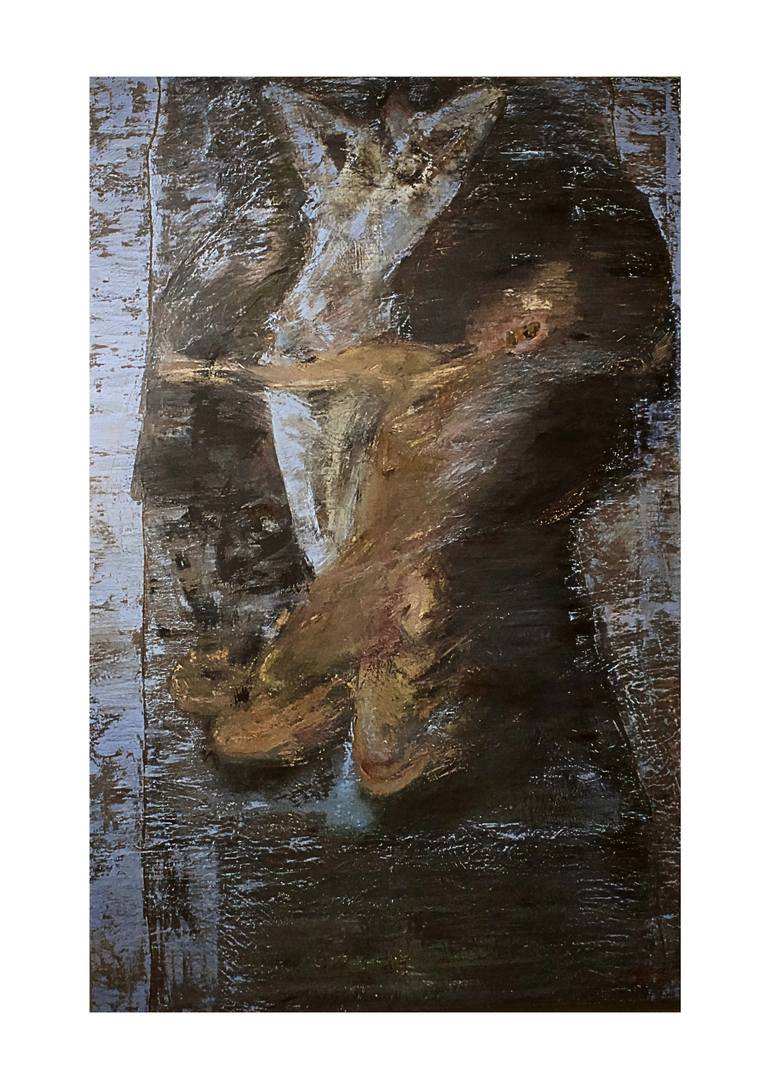 Original Abstract Painting by Fathi Aref