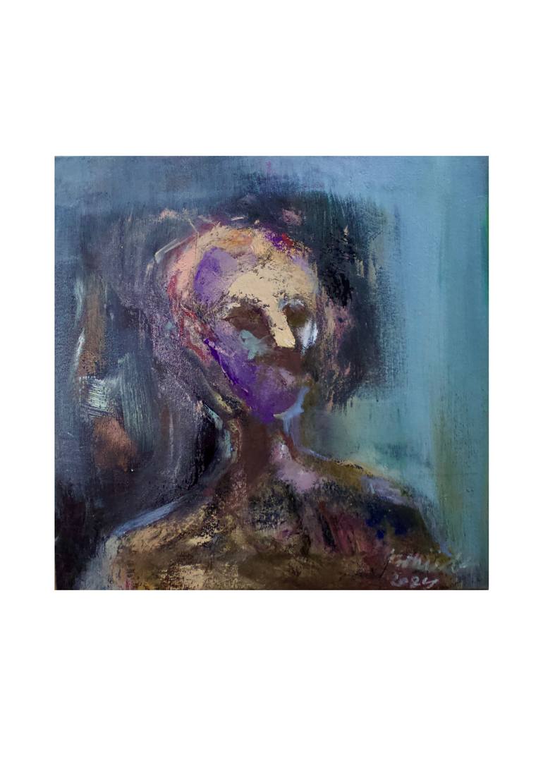 Original Abstract Painting by Fathi Aref