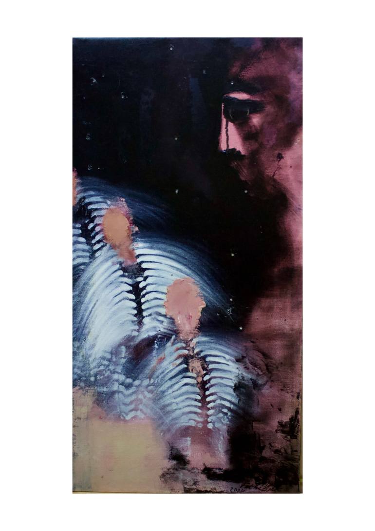 Original Abstract Painting by Fathi Aref