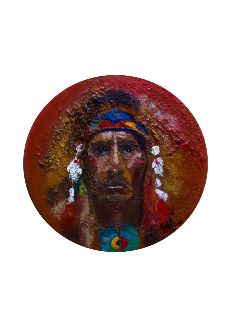 Original Abstract Painting by Fathi Aref