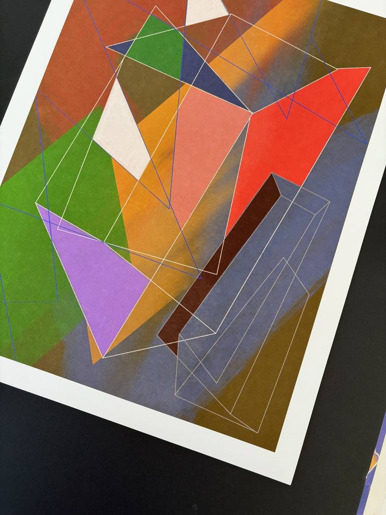 Original Conceptual Abstract Printmaking by Marta De Reyna