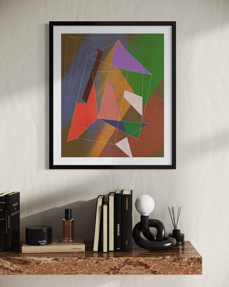 Original Conceptual Abstract Printmaking by Marta De Reyna