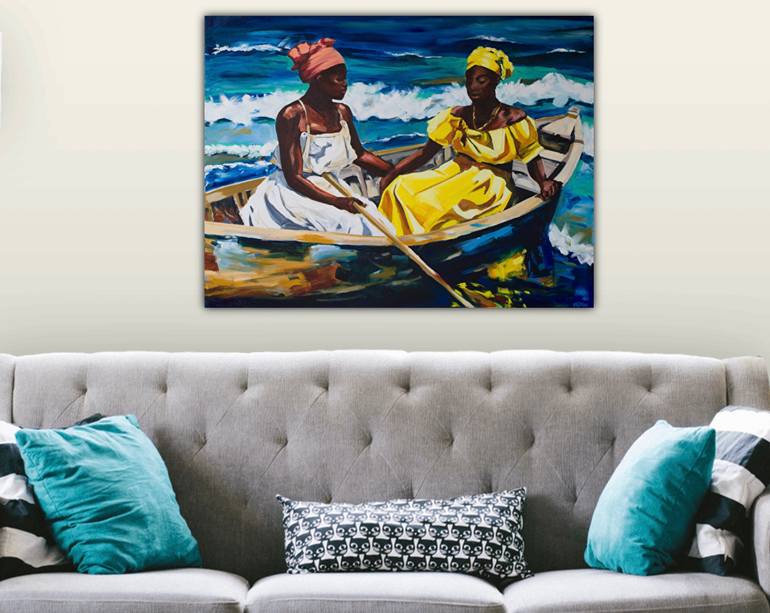 Original Figurative People Painting by Xandre Folscher