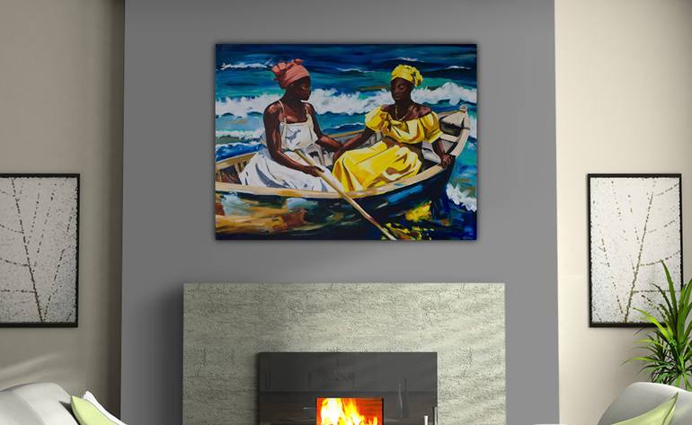 Original Figurative People Painting by Xandre Folscher