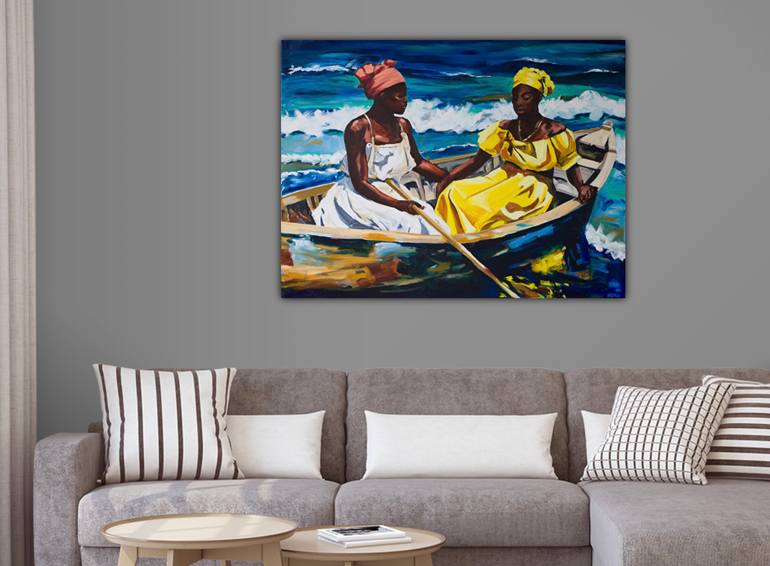 Original Figurative People Painting by Xandre Folscher