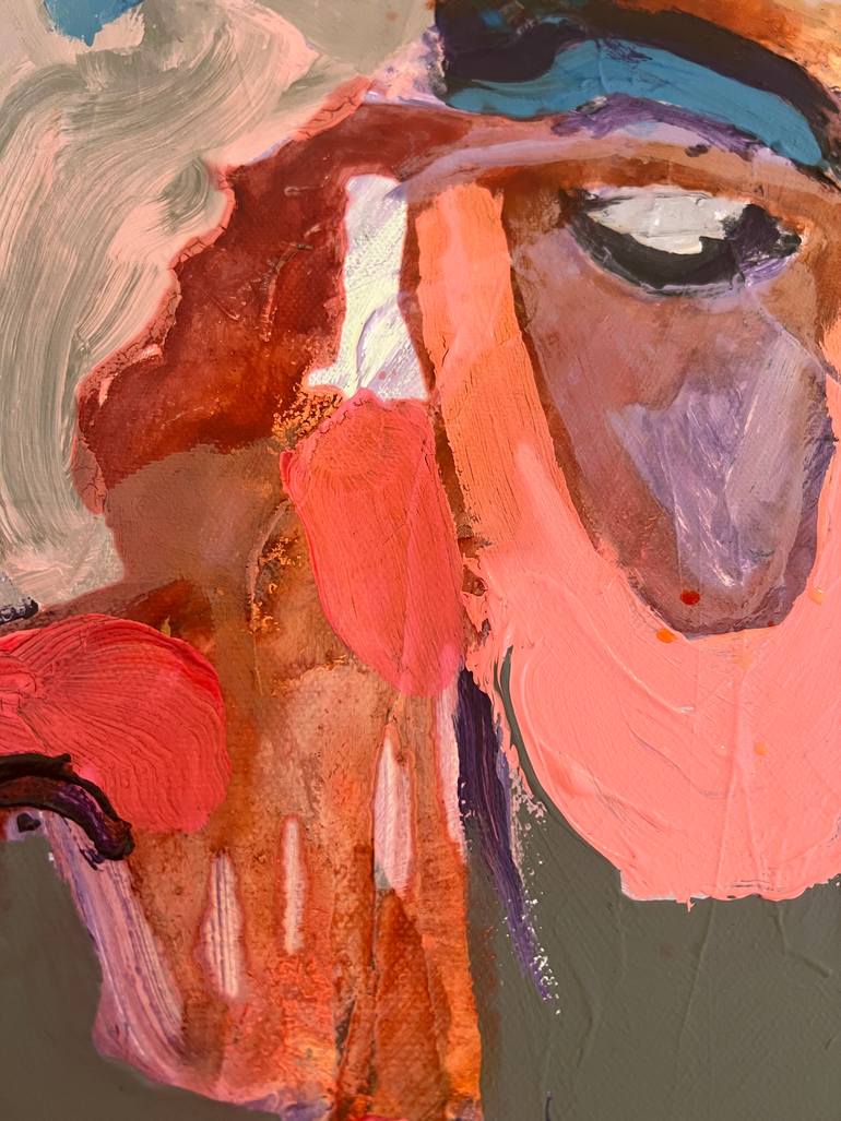Original Abstract Expressionism Abstract Painting by Pamela Sompolinska