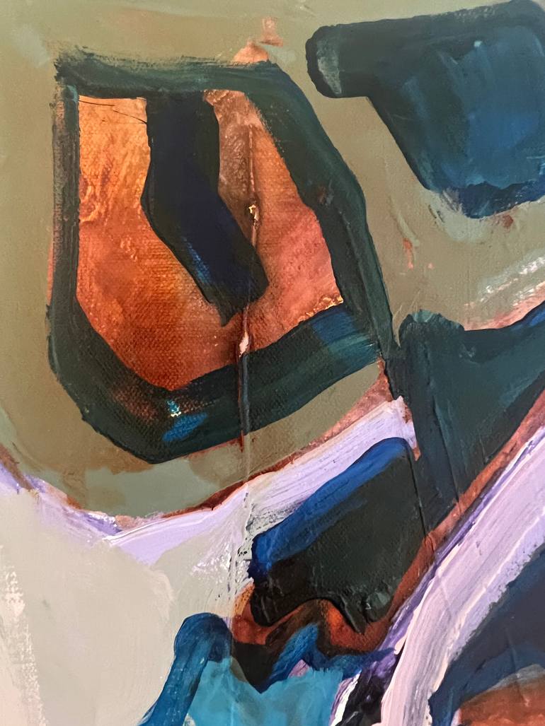 Original Abstract Expressionism Abstract Painting by Pamela Sompolinska