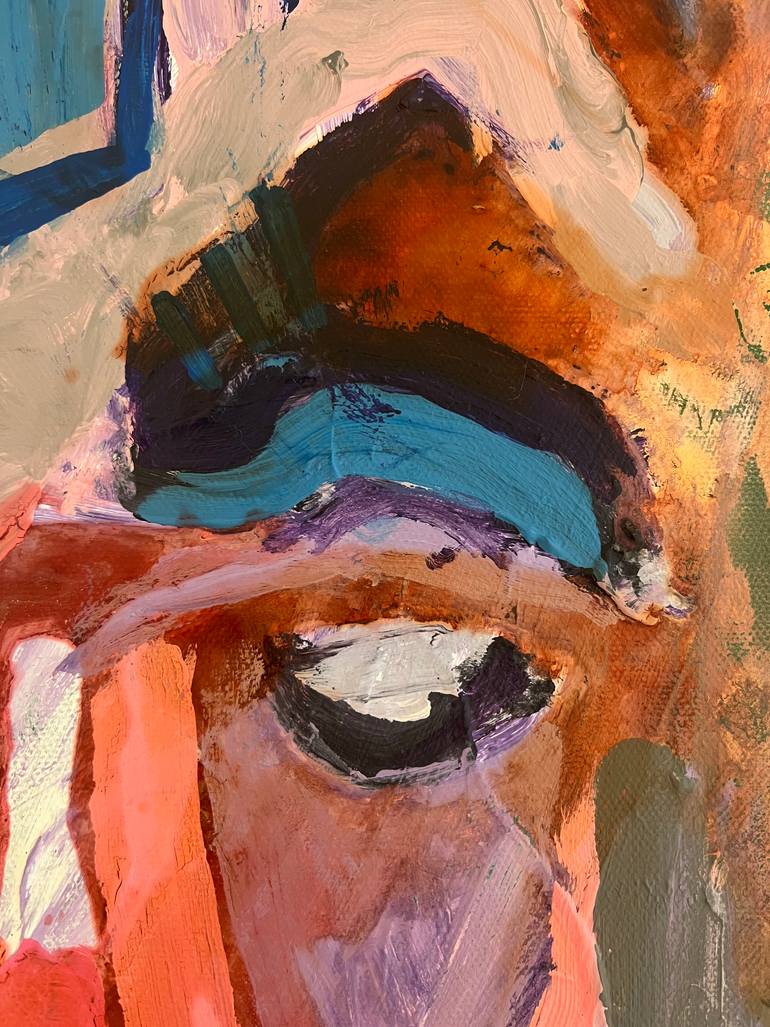 Original Abstract Expressionism Abstract Painting by Pamela Sompolinska