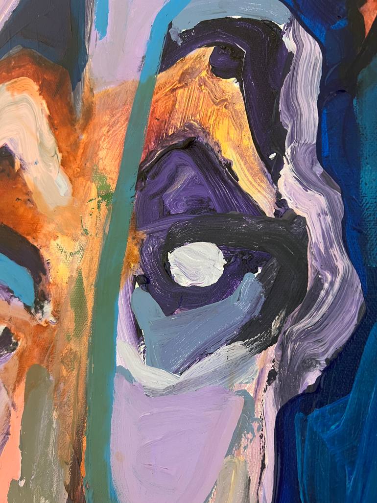 Original Abstract Expressionism Abstract Painting by Pamela Sompolinska