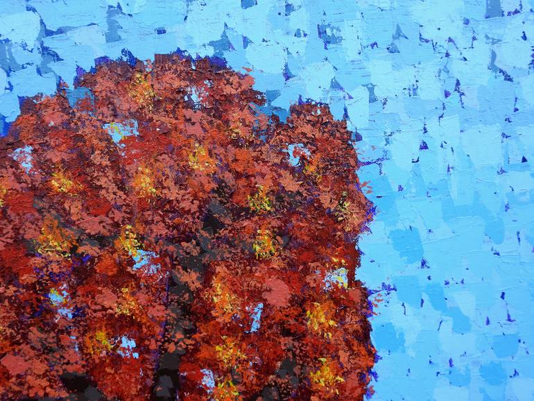 Village Under the Tree Painting by Deepali S | Saatchi Art