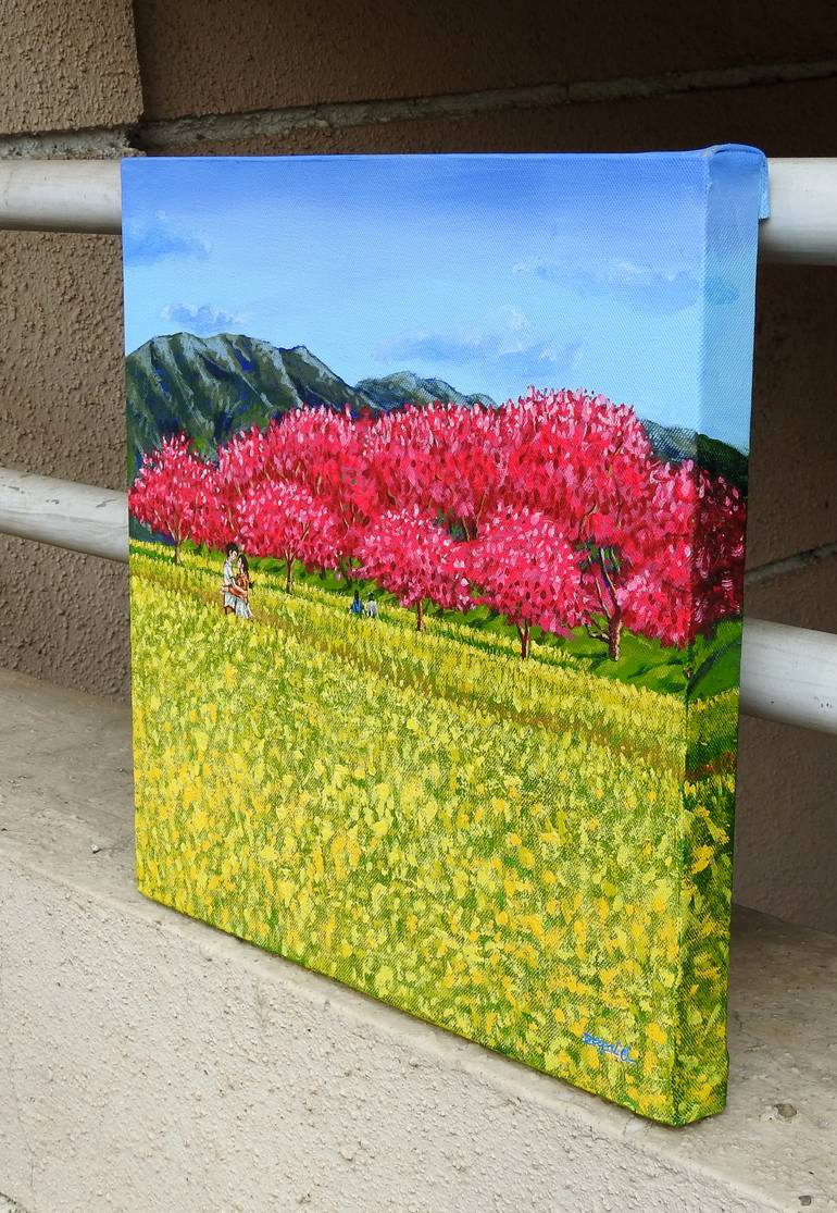 Original Conceptual Landscape Painting by Deepali S