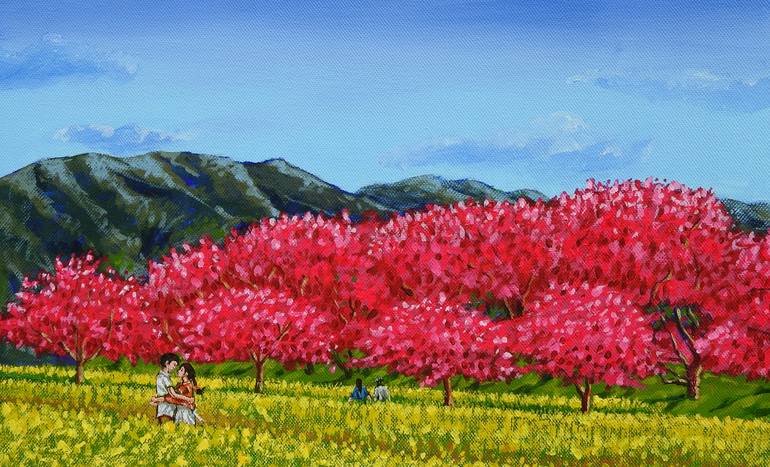Original Conceptual Landscape Painting by Deepali S