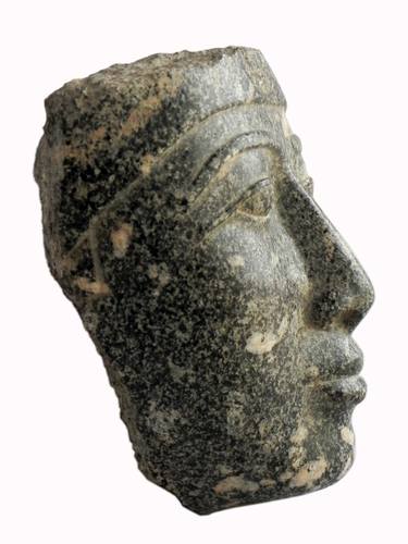 Egyptian granite face of a man thumb