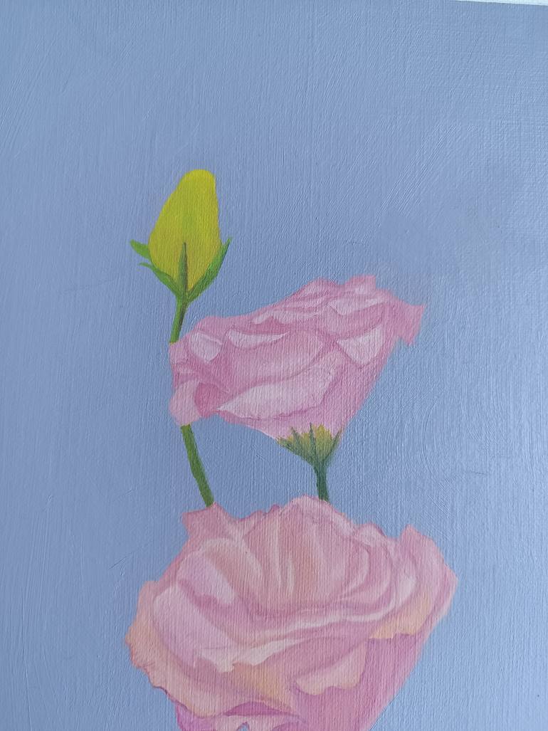 Original Art Deco Botanic Painting by Kenia Issamar