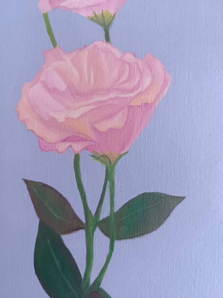 Original Art Deco Botanic Painting by Kenia Issamar