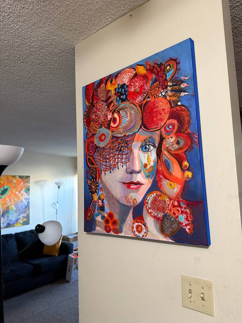 Original Expressionism Fantasy Painting by Nataliia Tsarinova
