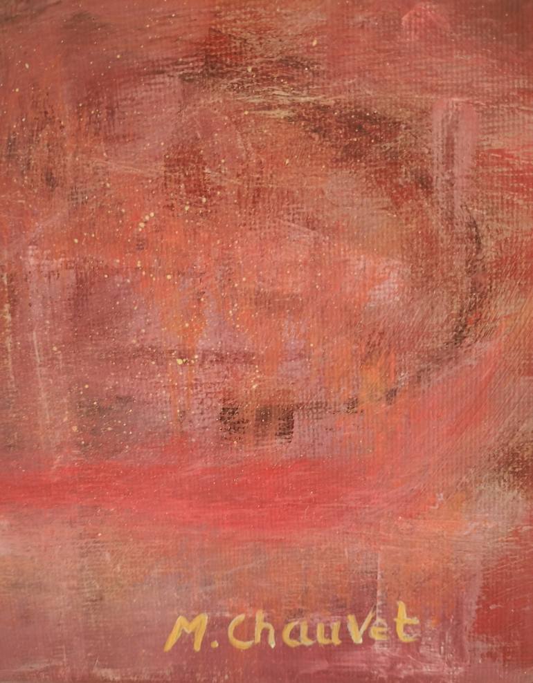 Original Expressionism Religion Painting by Mathilde Chauvet