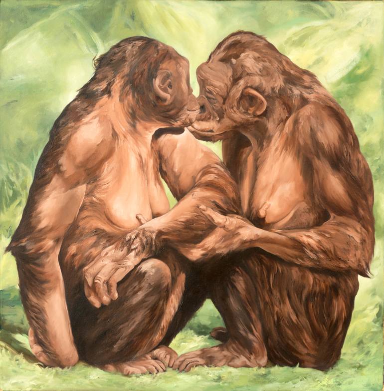 Original Figurative Animal Painting by Paula Segarra Carlavilla