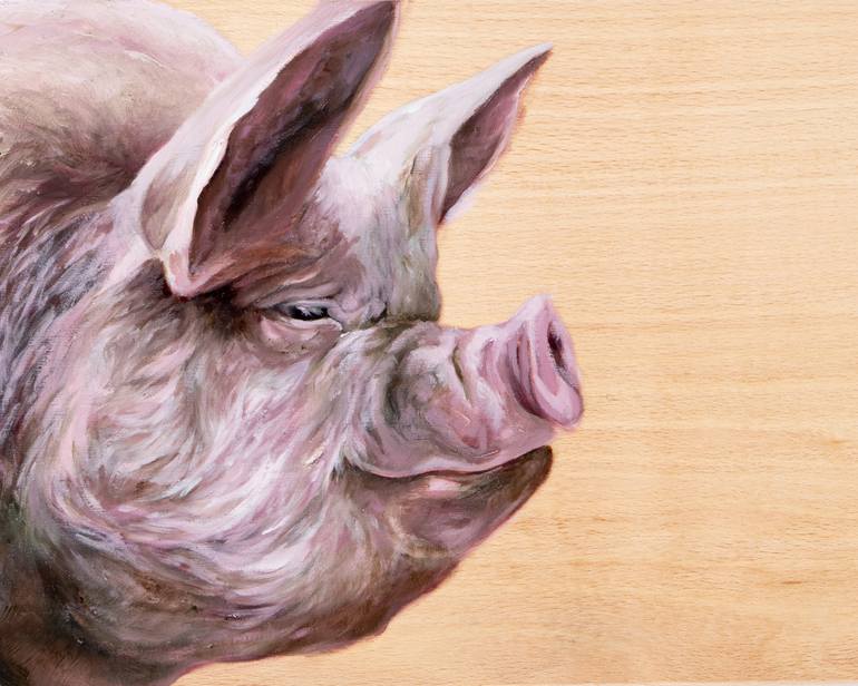 Original Figurative Animal Painting by Paula Segarra Carlavilla