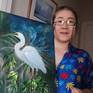 Celestial Grace Oil Painting-Artwork completed