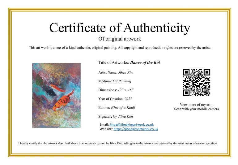 Original Abstract Expressionism Animal Painting by Jihea Kim