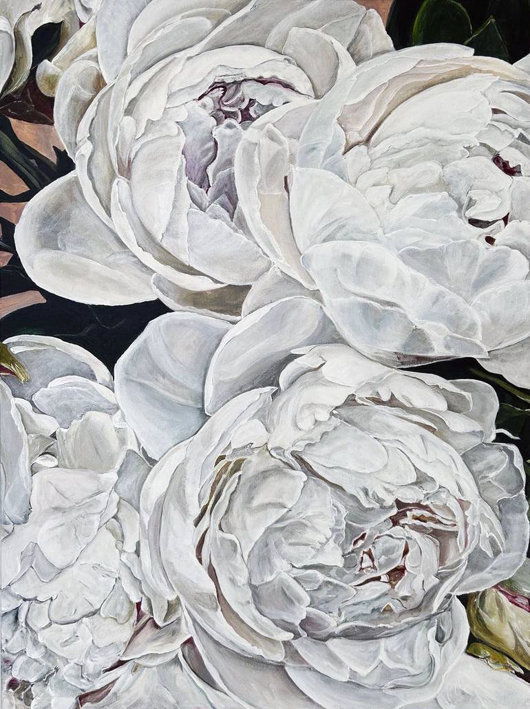 Close Up Flower paintings | Saatchi Art, image size:770x1031