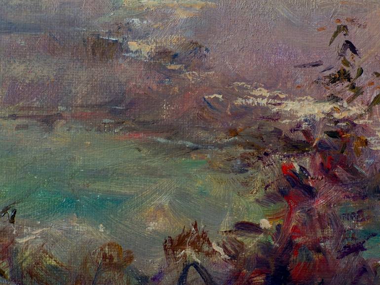Original Impressionism Landscape Painting by Artem Bilobrovskyi