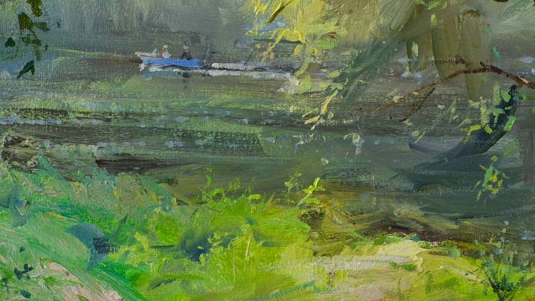Original Impressionism Landscape Painting by Artem Bilobrovskyi