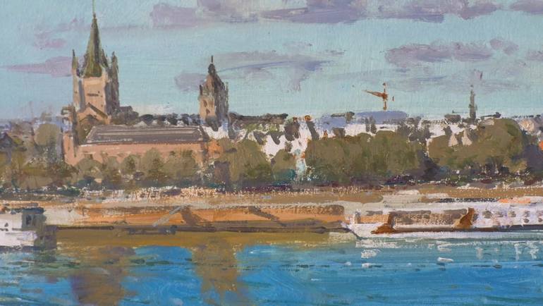Original Impressionism Landscape Painting by Artem Bilobrovskyi