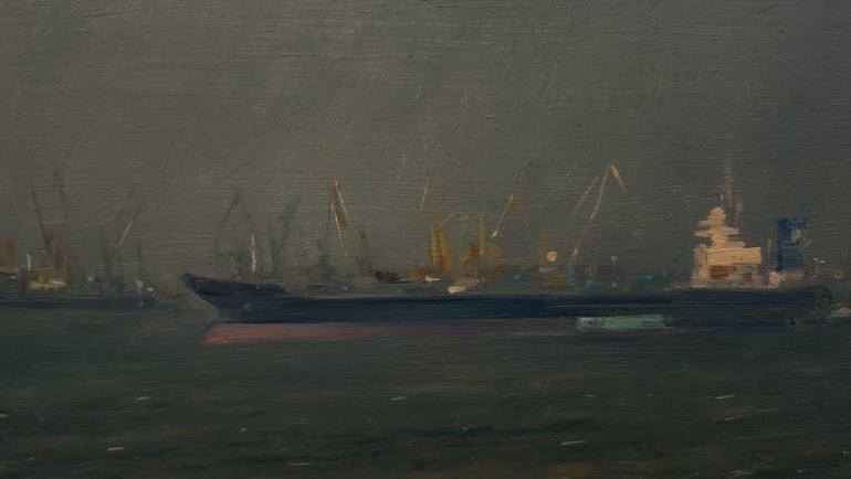 Original Impressionism Seascape Painting by Artem Bilobrovskyi