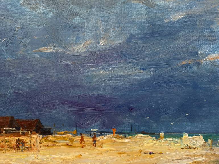 Original Impressionism Seascape Painting by Artem Bilobrovskyi