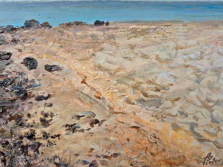 Original Impressionism Seascape Painting by Artem Bilobrovskyi