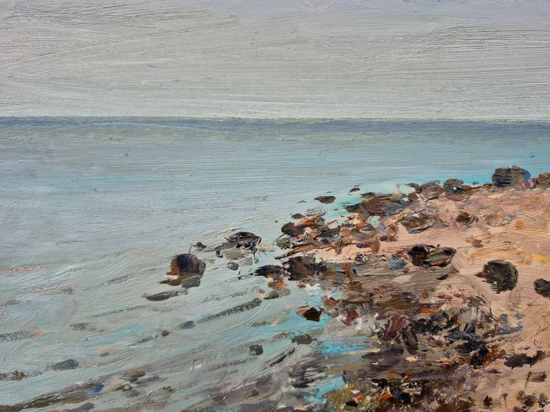 Original Impressionism Seascape Painting by Artem Bilobrovskyi