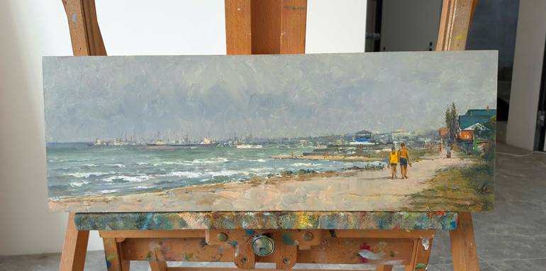 Original Impressionism Landscape Painting by Artem Bilobrovskyi