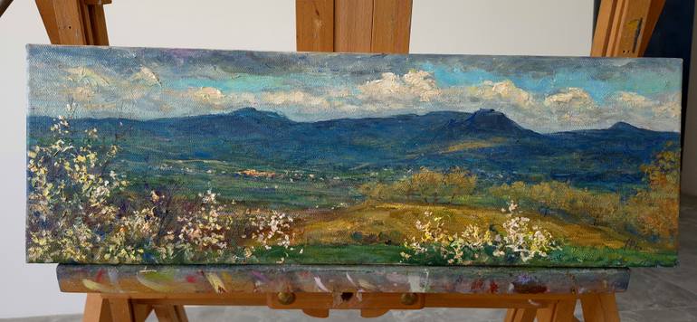 Original Impressionism Landscape Painting by Artem Bilobrovskyi