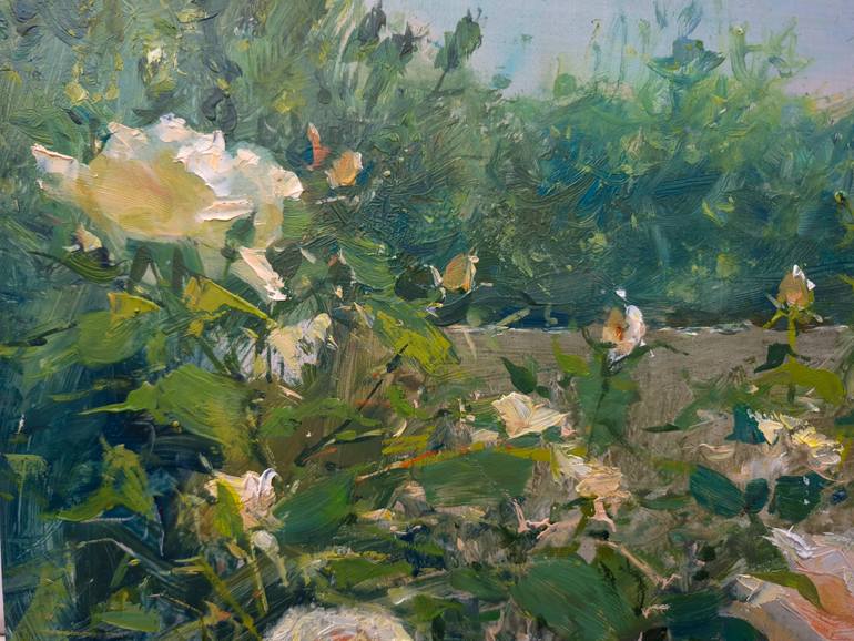 Original Impressionism Floral Painting by Artem Bilobrovskyi
