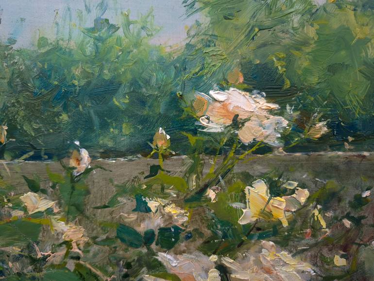 Original Impressionism Floral Painting by Artem Bilobrovskyi
