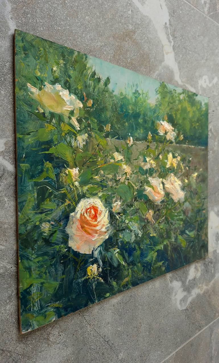 Original Impressionism Floral Painting by Artem Bilobrovskyi