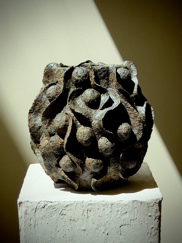 Original Abstract Expressionism Abstract Sculpture by Natalia Tykhoniuk