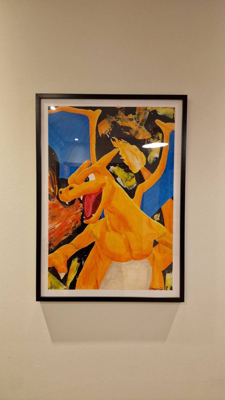 Original Art Nouveau Animal Painting by Sergio Cro