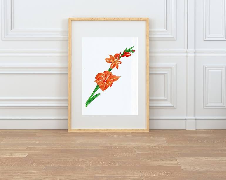 Original Illustration Botanic Drawing by Martina Ledermann