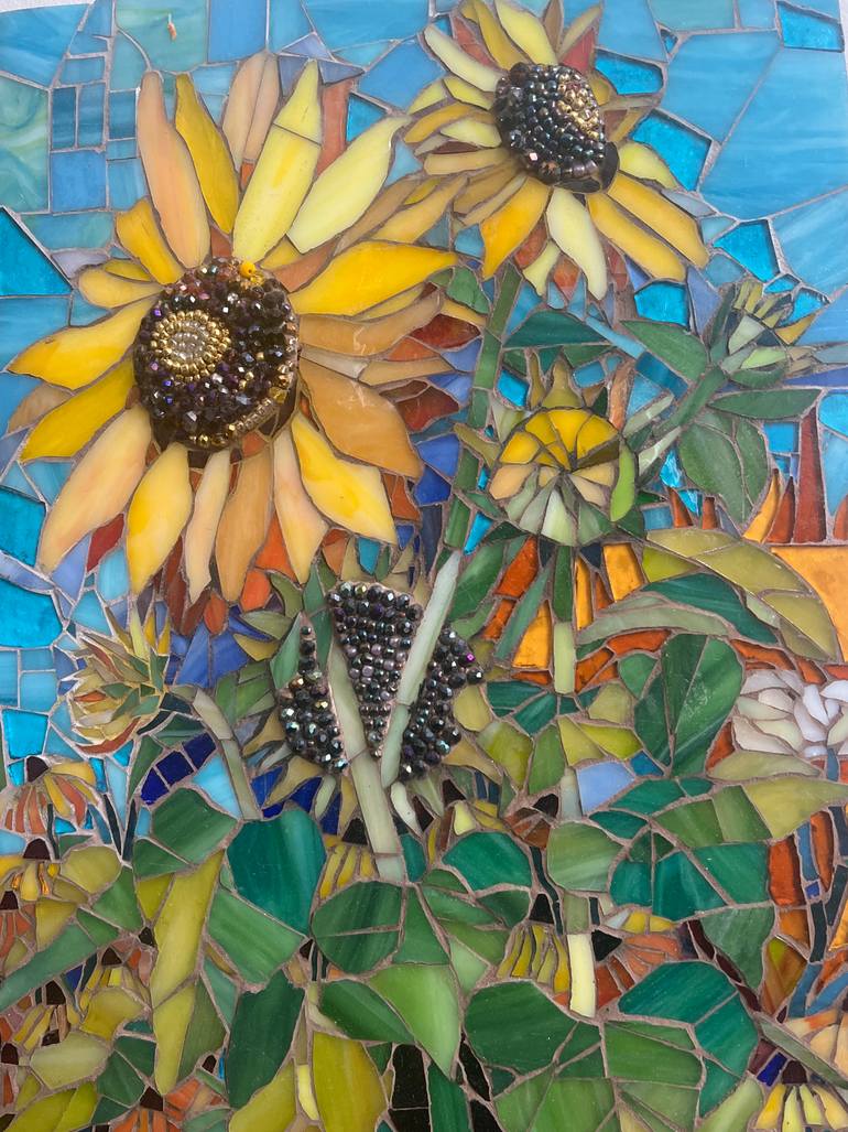 Original Figurative Floral Mixed Media by Camelia Pirvu