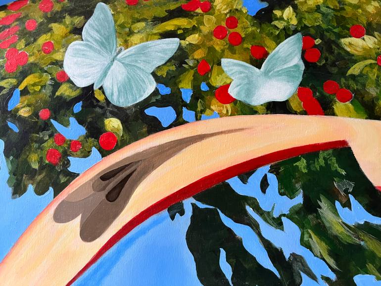 Original Surrealism Fantasy Painting by Kanyakorn Phatipanyakul