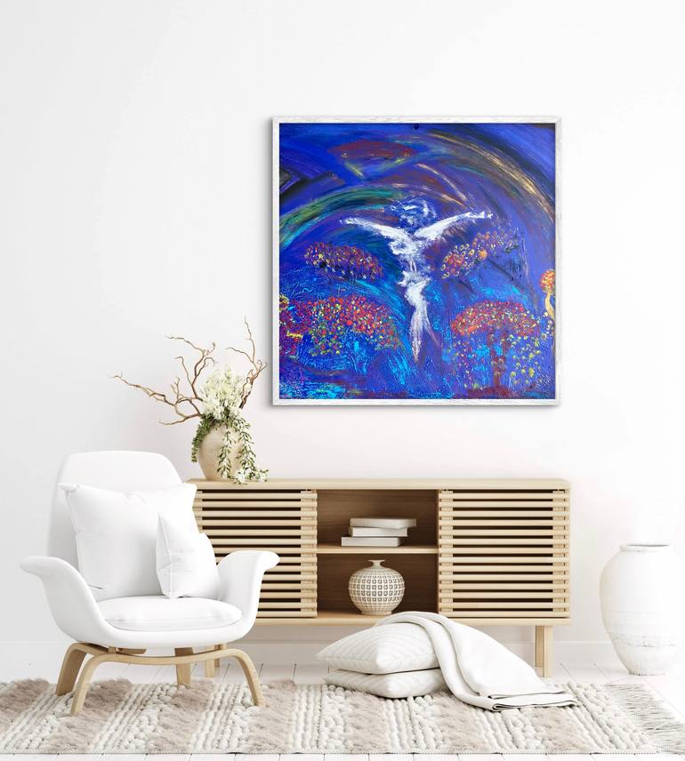 Original Abstract Painting by Edgar Colucci
