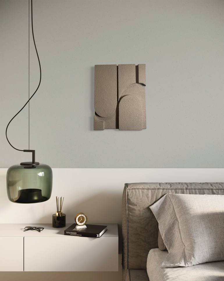 Original Geometric Abstract Sculpture by Tori Grin