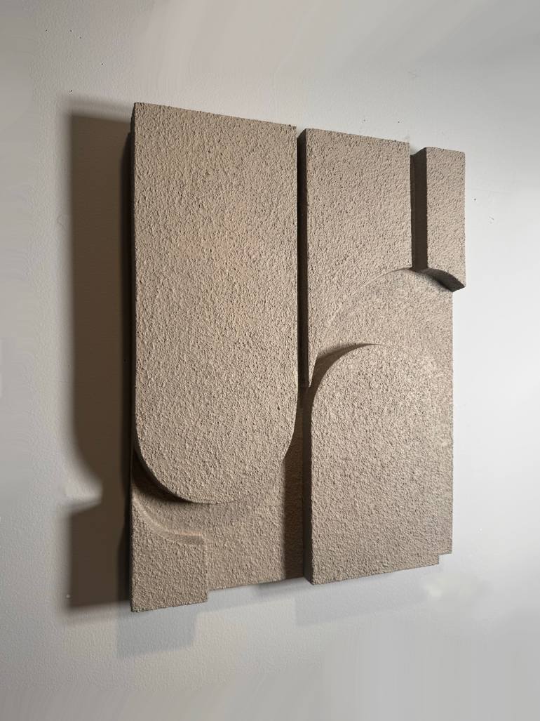 Original Geometric Abstract Sculpture by Tori Grin