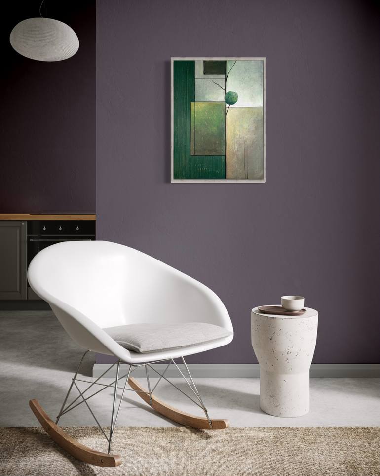 Original Geometric Abstract Mixed Media by Tori Grin