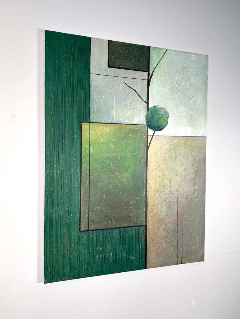 Original Geometric Abstract Mixed Media by Tori Grin