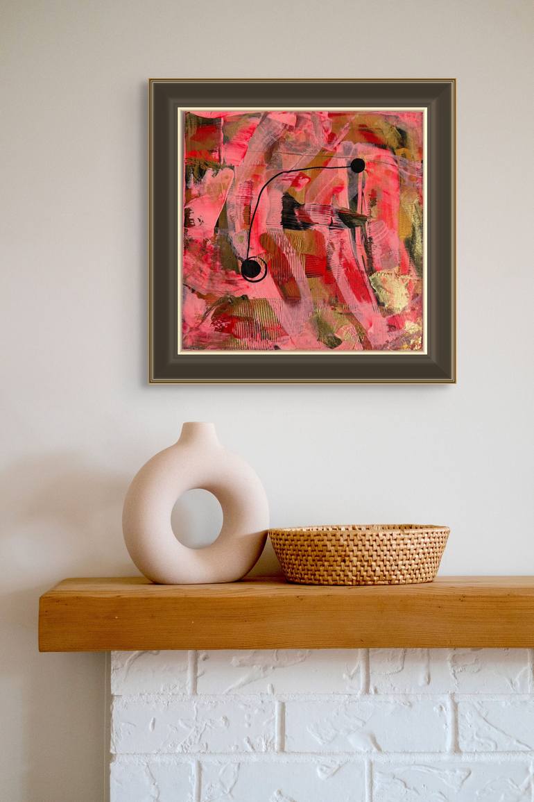Original Abstract Expressionism Abstract Painting by Julia Poplawska