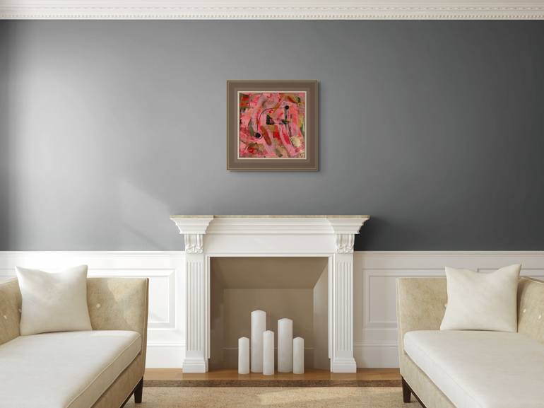 Original Abstract Expressionism Abstract Painting by Julia Poplawska
